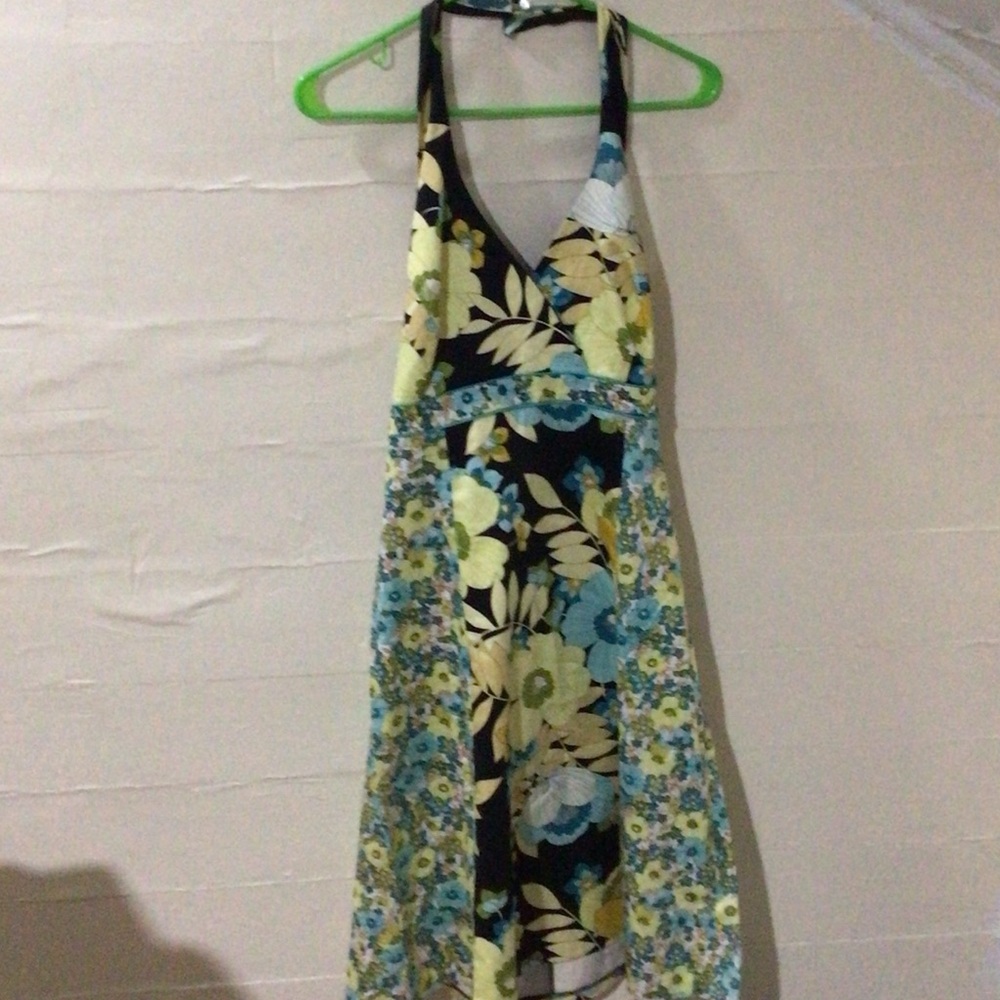 Floral Halter Dress